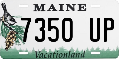 ME license plate 7350UP