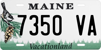ME license plate 7350VA