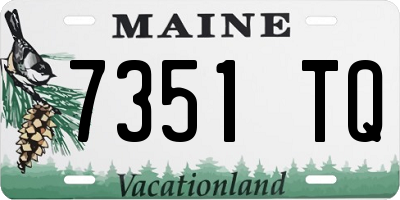 ME license plate 7351TQ