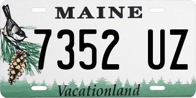ME license plate 7352UZ