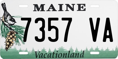 ME license plate 7357VA