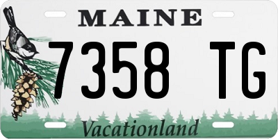 ME license plate 7358TG