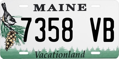 ME license plate 7358VB