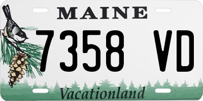 ME license plate 7358VD