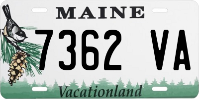 ME license plate 7362VA