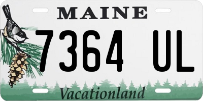 ME license plate 7364UL