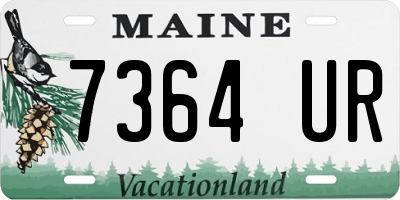 ME license plate 7364UR