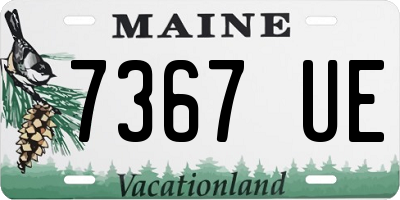 ME license plate 7367UE