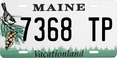 ME license plate 7368TP