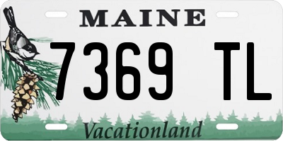 ME license plate 7369TL