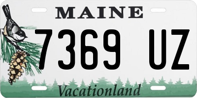 ME license plate 7369UZ