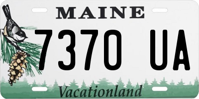 ME license plate 7370UA