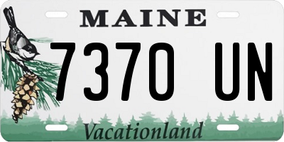 ME license plate 7370UN