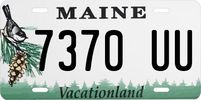 ME license plate 7370UU