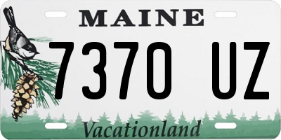 ME license plate 7370UZ