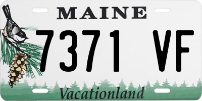ME license plate 7371VF