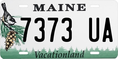 ME license plate 7373UA