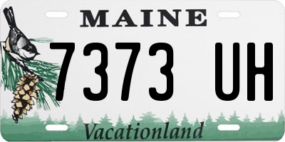 ME license plate 7373UH