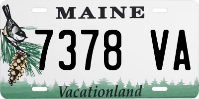 ME license plate 7378VA