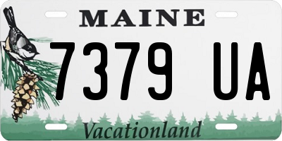ME license plate 7379UA