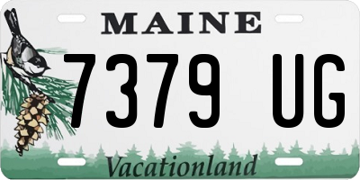 ME license plate 7379UG
