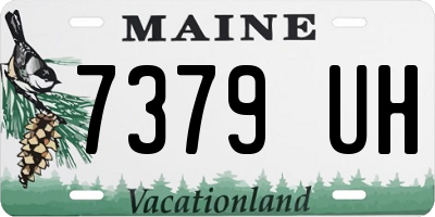 ME license plate 7379UH