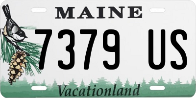 ME license plate 7379US