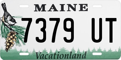 ME license plate 7379UT
