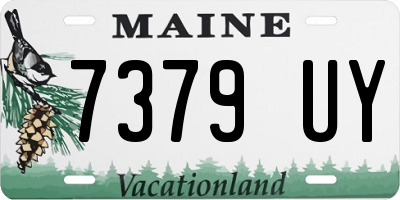 ME license plate 7379UY