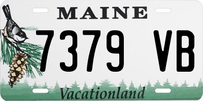 ME license plate 7379VB