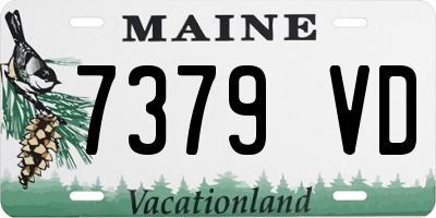 ME license plate 7379VD