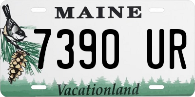 ME license plate 7390UR