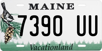 ME license plate 7390UU