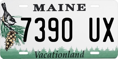 ME license plate 7390UX