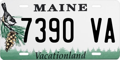 ME license plate 7390VA