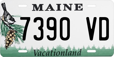 ME license plate 7390VD