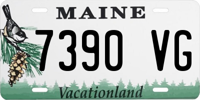 ME license plate 7390VG