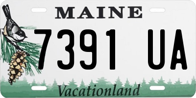 ME license plate 7391UA