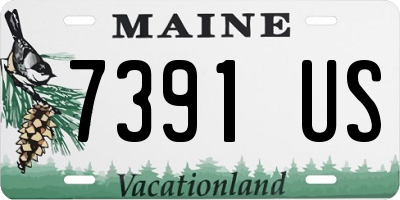 ME license plate 7391US