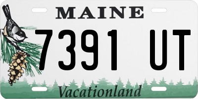 ME license plate 7391UT