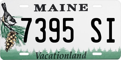 ME license plate 7395SI