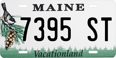 ME license plate 7395ST