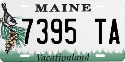 ME license plate 7395TA