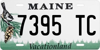 ME license plate 7395TC