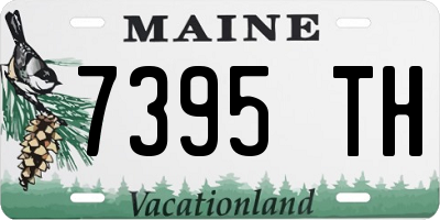 ME license plate 7395TH