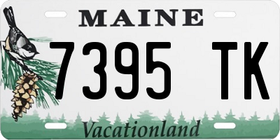 ME license plate 7395TK
