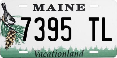 ME license plate 7395TL