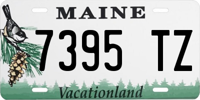 ME license plate 7395TZ