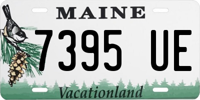 ME license plate 7395UE