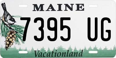 ME license plate 7395UG